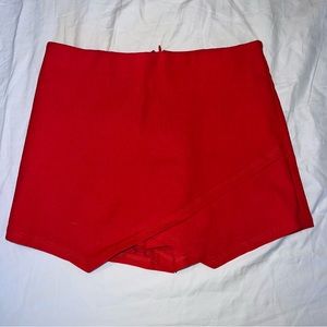 Red Skort Size S